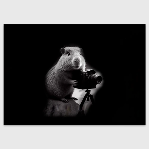 Поздравительная открытка Капибара фотограф