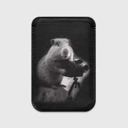 Картхолдер Magsafe магнитный Капибара фотограф