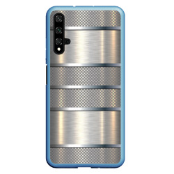 Чехол для Honor 20 Металлические полосы - текстура алюминия