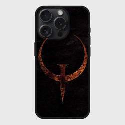 Чехол силиконовый для Apple iPhone 15 Pro матовый Quake 1