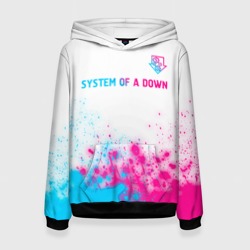 System of a Down neon gradient style: символ сверху – Толстовка с принтом купить со скидкой в -32%