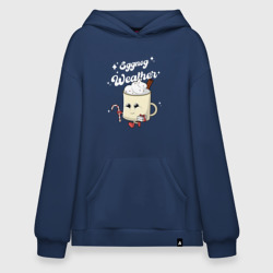 Худи SuperOversize хлопок Eggnog weather