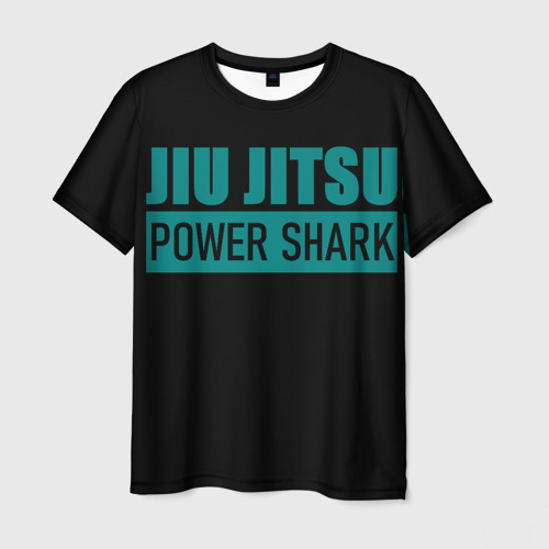 Мужская футболка с принтом Jiu-Jitsu Practice, вид спереди №1