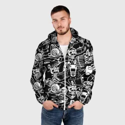 Мужская ветровка 3D JDM Pattern - фото 2