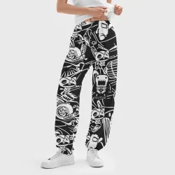 Женские джоггеры оверсайз 3D JDM Pattern - фото 2