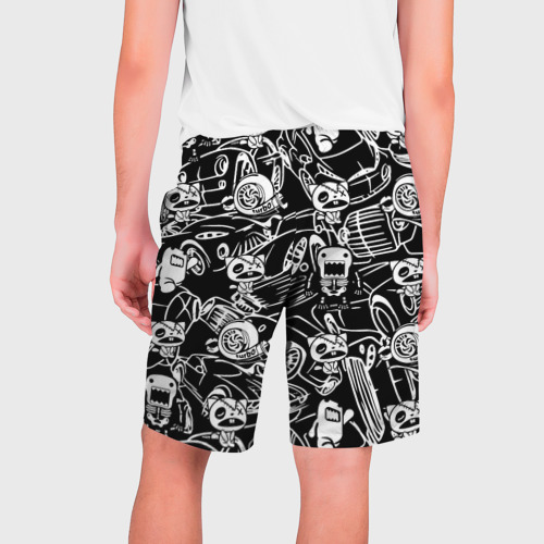 Мужские шорты 3D с принтом JDM Pattern, вид сзади #1