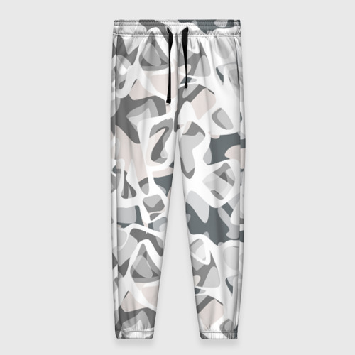 Женские брюки 3D Абстрактный пятнистый узор Камуфляж зимний, цвет 3D печать