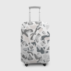 Чехол для чемодана 3D Абстрактный пятнистый узор Камуфляж зимний