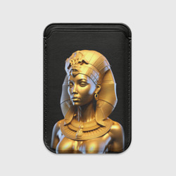 Картхолдер Magsafe магнитный Нейросеть - золотая египетская богиня