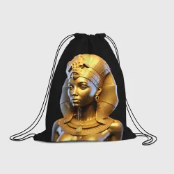 Рюкзак-мешок 3D Нейросеть - золотая египетская богиня