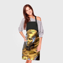 Фартук 3D Нейросеть - золотая египетская богиня - фото 2