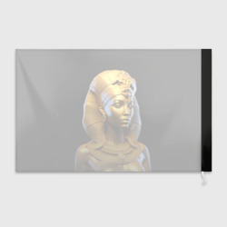 Флаг 3D Нейросеть - золотая египетская богиня - фото 2