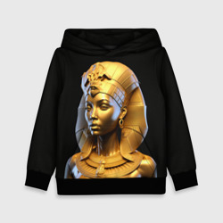 Детская толстовка 3D Нейросеть - золотая египетская богиня