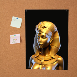 Постер Нейросеть - золотая египетская богиня - фото 2