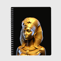 Тетрадь Нейросеть - золотая египетская богиня