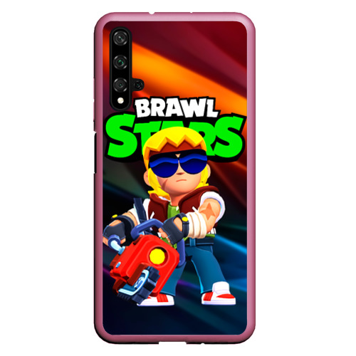 Чехол для Honor 20 Buster Brawl Stars, цвет малиновый