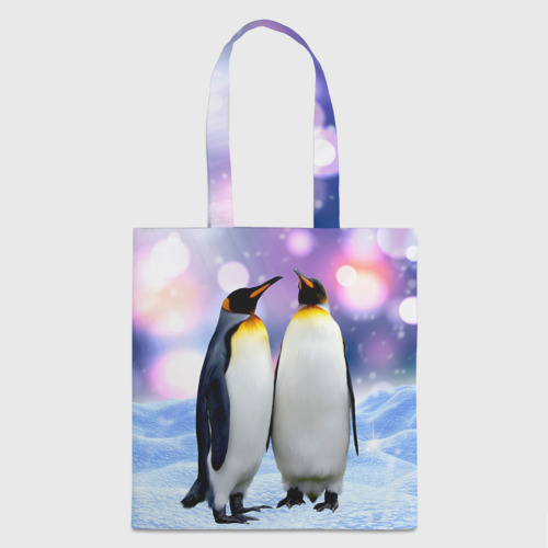 Шоппер 3D Пингвины на снегу
