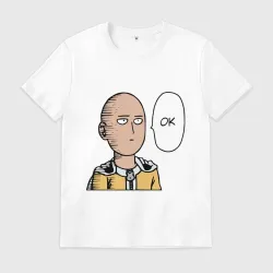 Мужская футболка хлопок Saitama - ok
