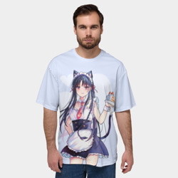 Мужская футболка oversize 3D Сузуне Хорикита - фото 2