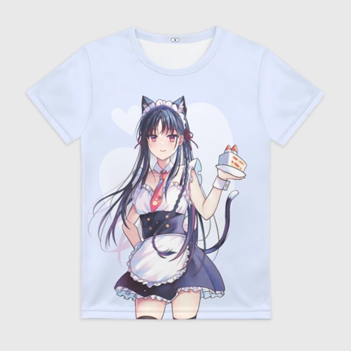 Женская футболка 3D с принтом Сузуне Хорикита, вид спереди #2