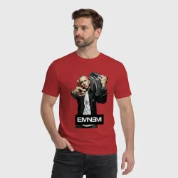Мужская футболка хлопок Eminem boombox - фото 2