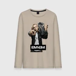 Мужской лонгслив хлопок Eminem boombox