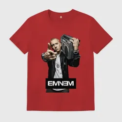 Мужская футболка хлопок Eminem boombox