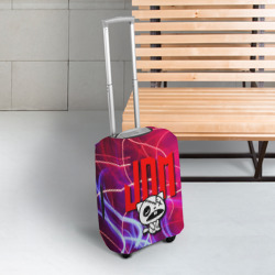 Чехол для чемодана 3D JDM style - одноглазый котик - фото 2