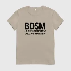 Женская футболка хлопок Business Development Sales & Marketing