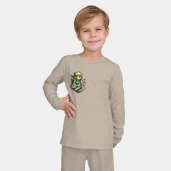 Детская пижама с лонгсливом хлопок Линк в кармане с мечом - фото 2