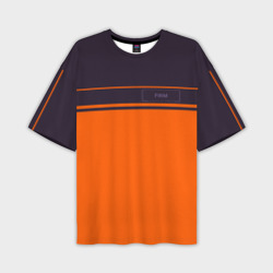 Мужская футболка oversize 3D Firm темно-оранжевый