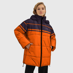 Женская зимняя куртка Oversize Firm темно-оранжевый - фото 2