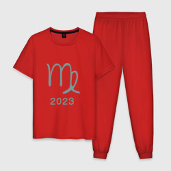 Мужская пижама хлопок 2023 - дева