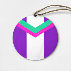 Деревянная игрушка круг Always in sports сиреневый