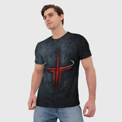 Мужская футболка 3D Quake 3 arena - фото 2