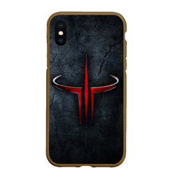 Чехол для iPhone XS Max матовый Quake 3 arena