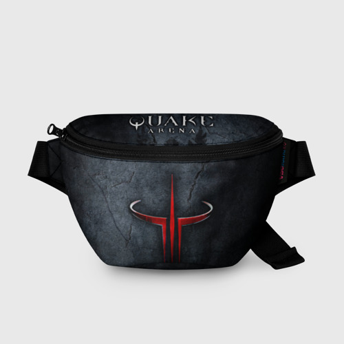 Поясная сумка 3D с принтом Quake 3 arena, вид спереди #2