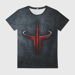 Женская футболка 3D Quake 3 arena