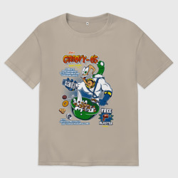 Мужская футболка хлопок Oversize Червяк Джим