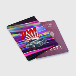 Обложка для паспорта матовая кожа Honda Civic - JDM style - фото 2