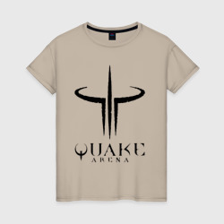 Женская футболка хлопок Quake III arena