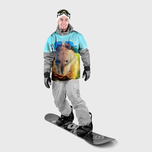 Накидка на куртку 3D Капибара в солнцезащитных очках