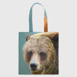 Русский бурый медведь – Шоппер 3D с принтом купить