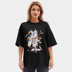 Женская футболка Oversize хлопок premium Персонажи баскетбол Куроко - фото 2