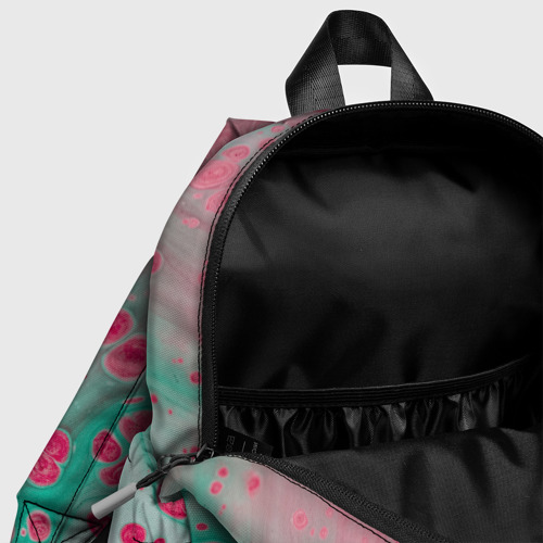 Детский рюкзак 3D с принтом Розовые и голубые краски, фото #4