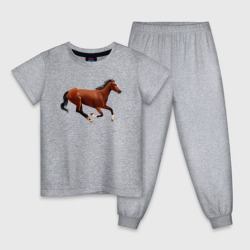 Детская пижама Чистокровная верховая лошадь