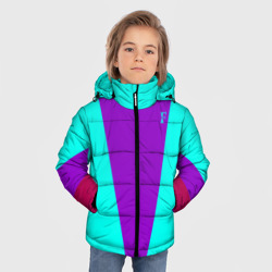 Зимняя куртка для мальчиков 3D Firm ярко-бирюзовая - фото 2