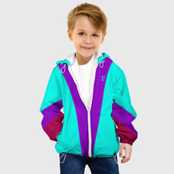 Детская куртка 3D Firm ярко-бирюзовая - фото 2