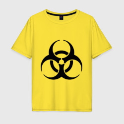 Мужская футболка хлопок Oversize Biological Hazard