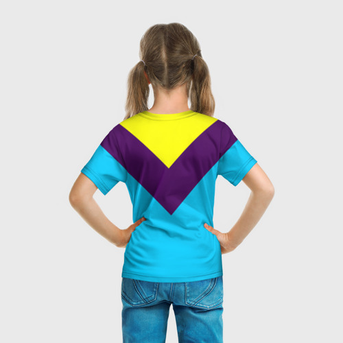 Детская футболка 3D с принтом Firm как в 80х, вид сзади #2